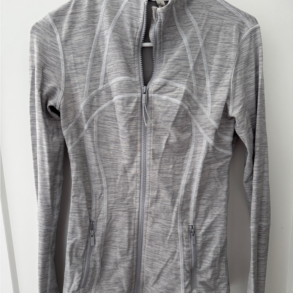 Lululemon Gray Zip-Up Athletic Jacket